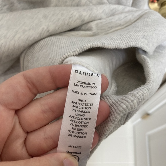 Athleta womens s triumph hoodie sweatshirt dress l - Picture 2 of 5